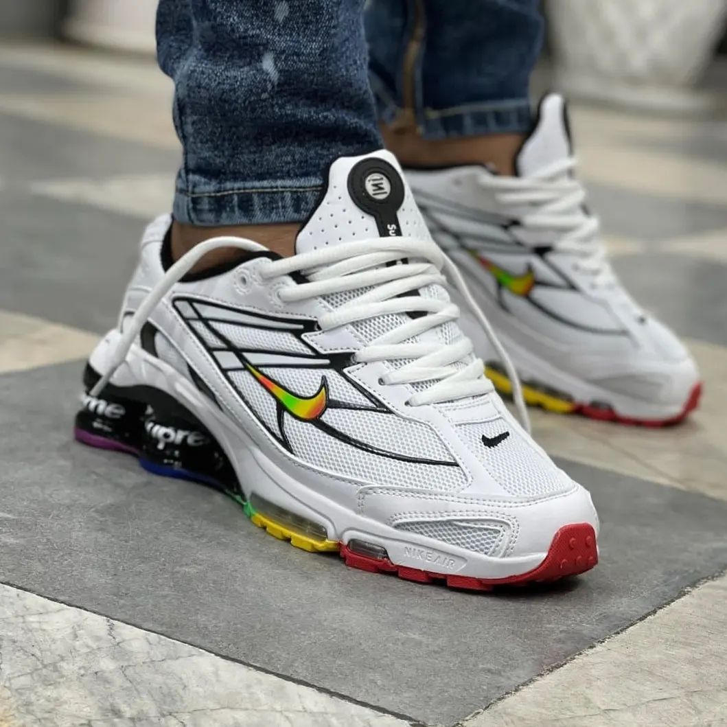 NIKE SHOX RIDE 2 X SUPREME COLORS WHITE