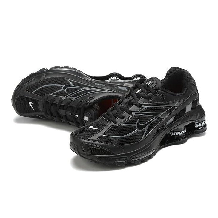 NIKE SHOX RIDE 2 X SUPREME ALL BLACK