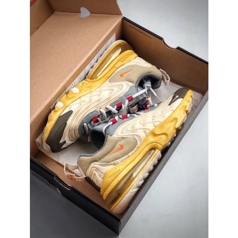 NIKE AIR MAX 270 REACT TRAVIS SCOTT CACTUS TRAILS