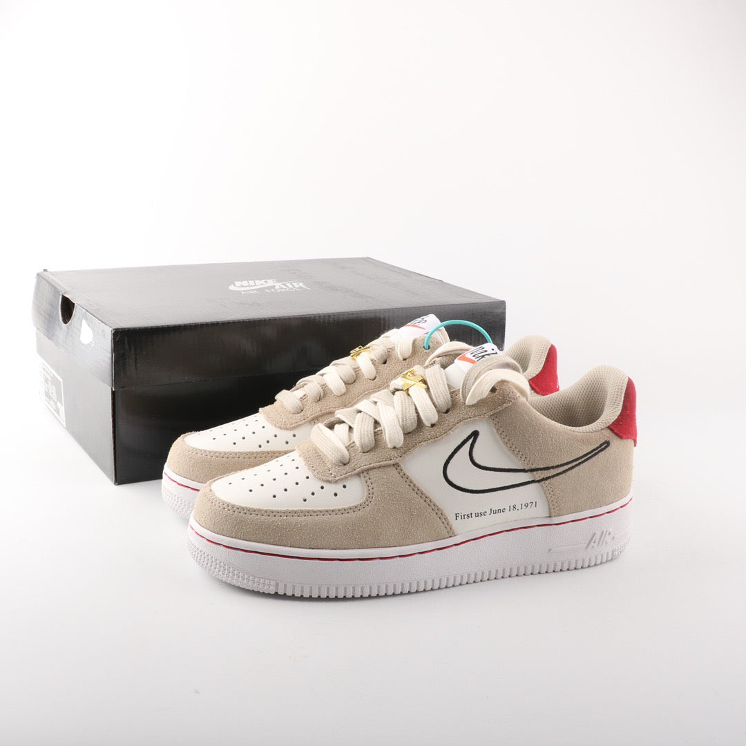 NIKE AIR FORCE 1 LIGHT STONE FIRST USE