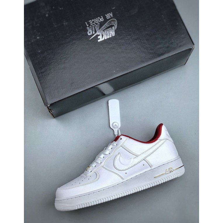 NIKE AIR FORCE 1 JUST DO IT TEAM RED