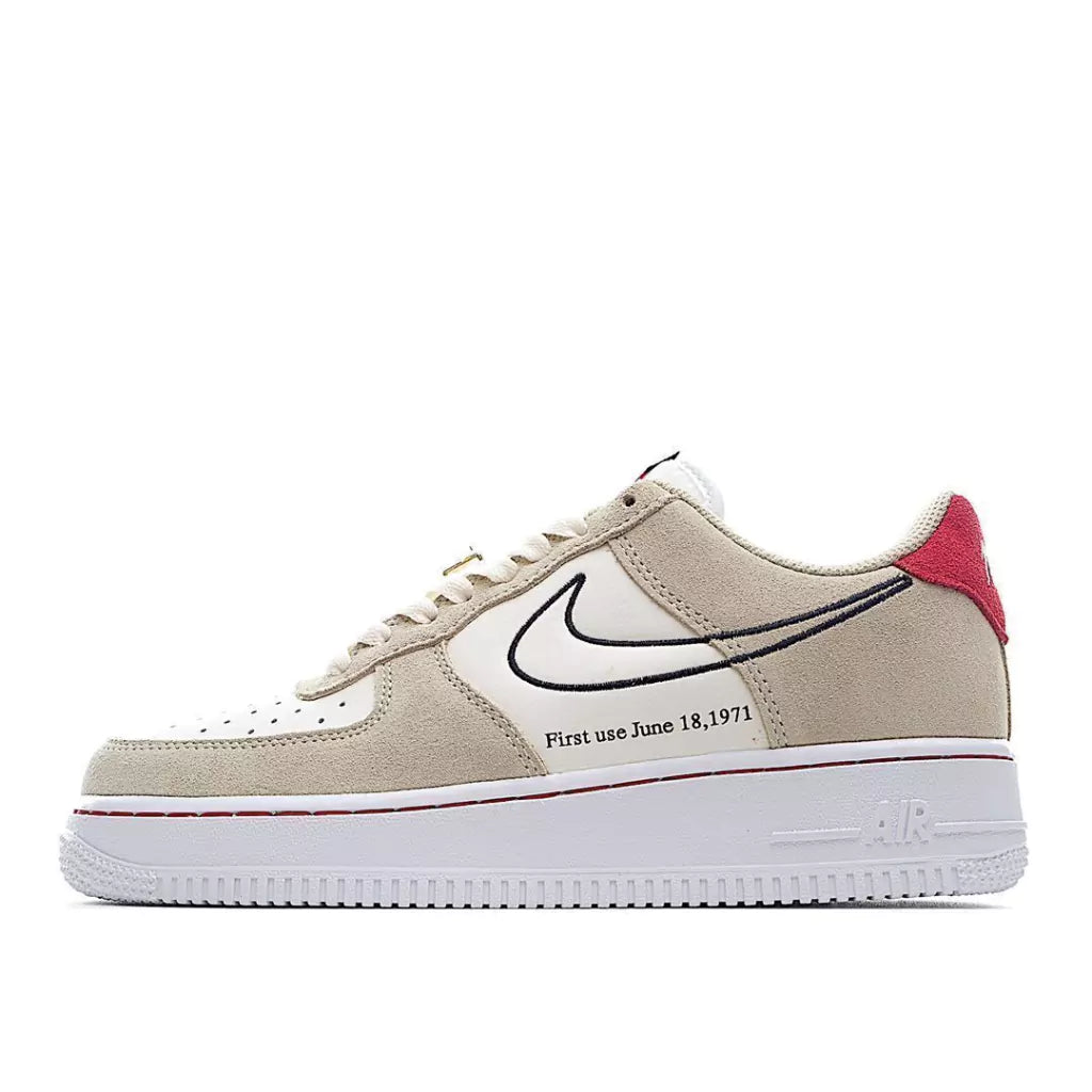 NIKE AIR FORCE 1 LIGHT STONE FIRST USE