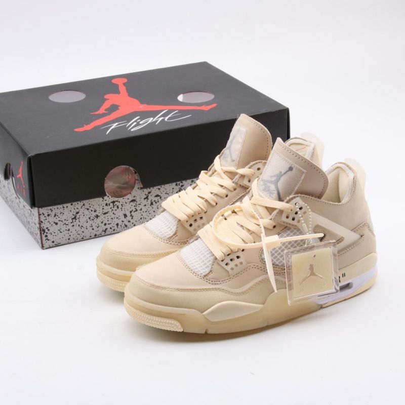 NIKE AIR JORDAN 4 OFF WHITE SAIL