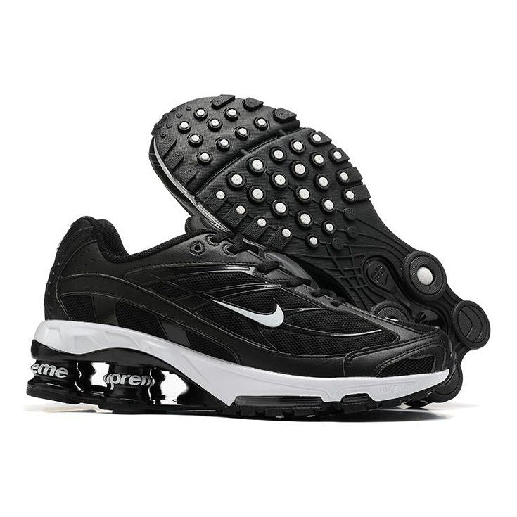 NIKE SHOX RIDE 2 X SUPREME ALL BLACK/ WHITE