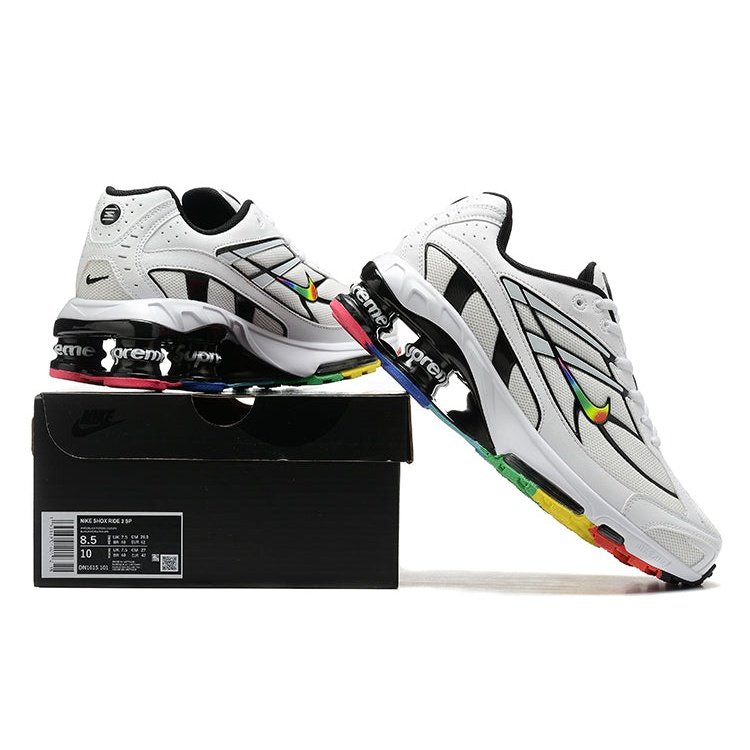 NIKE SHOX RIDE 2 X SUPREME COLORS WHITE