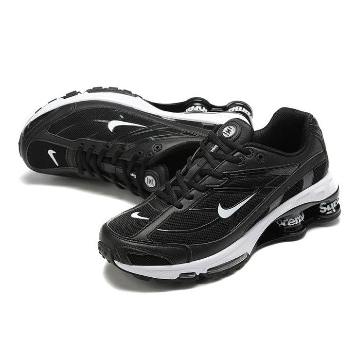 NIKE SHOX RIDE 2 X SUPREME ALL BLACK/ WHITE