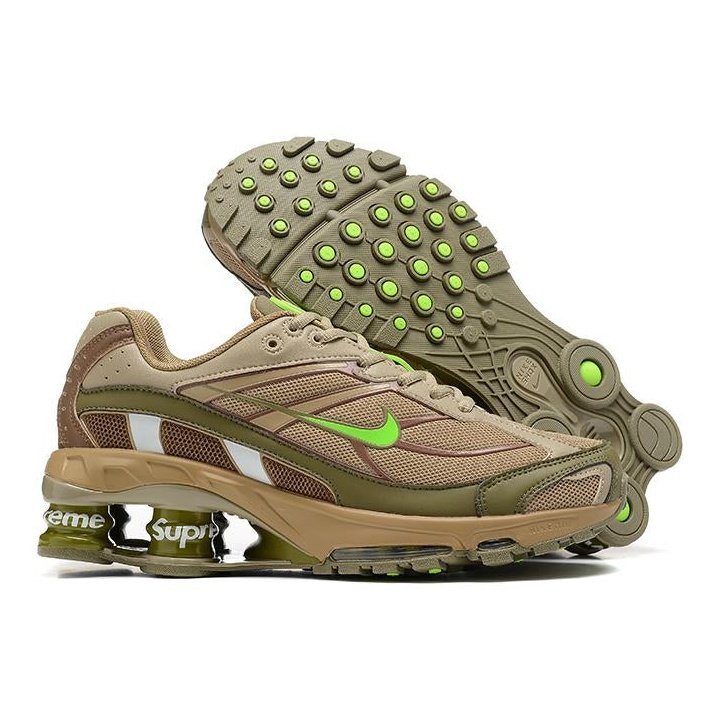 NIKE SHOX RIDE 2 X SUPREME GREEN OLIVE